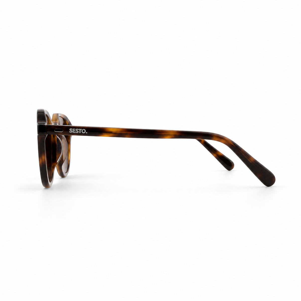 SESTO. ALTO Sonnenbrille in Havana Dunkel, Seitenansicht