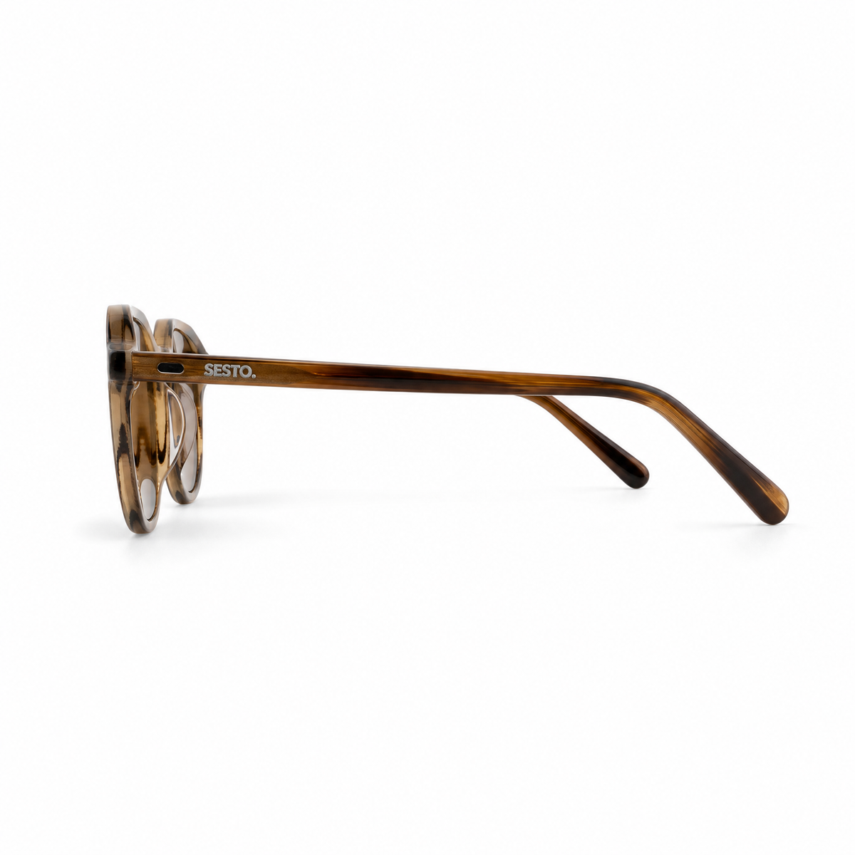 SESTO. ALTO Sonnenbrille in Havana, Seitenansicht