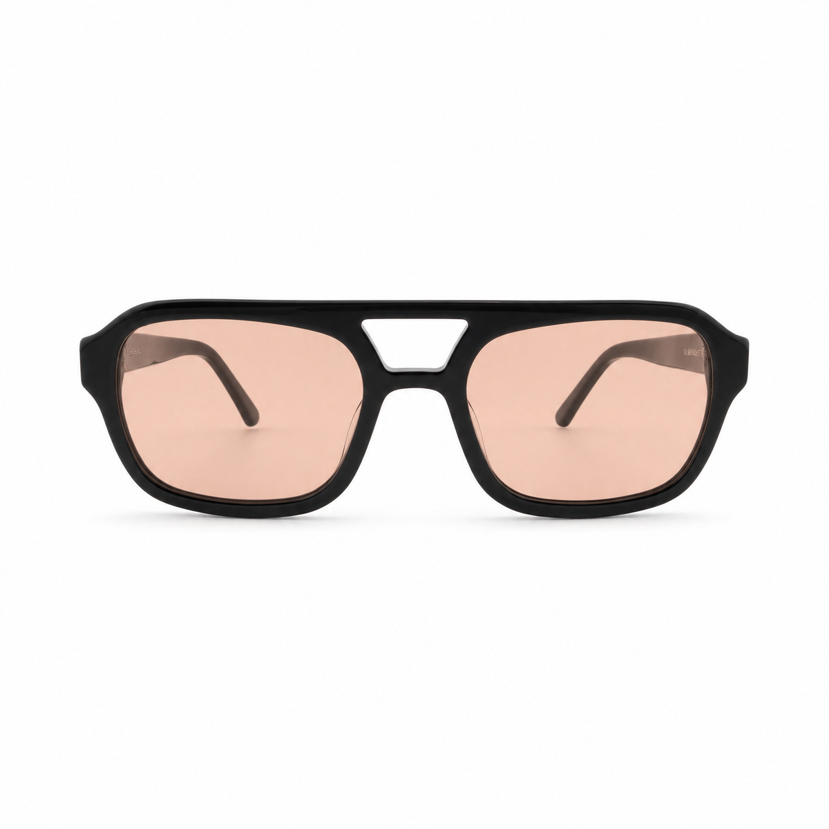 SESTO. AURA Sonnenbrille in Schwarz, Vorderansicht