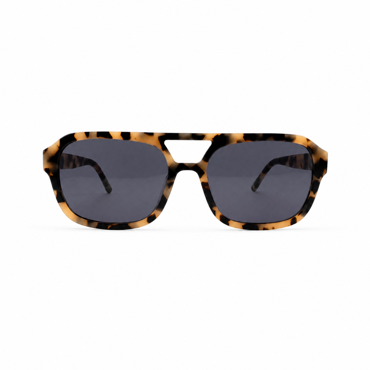 SESTO. AURA Sonnenbrille in Zebra, Vorderansicht
