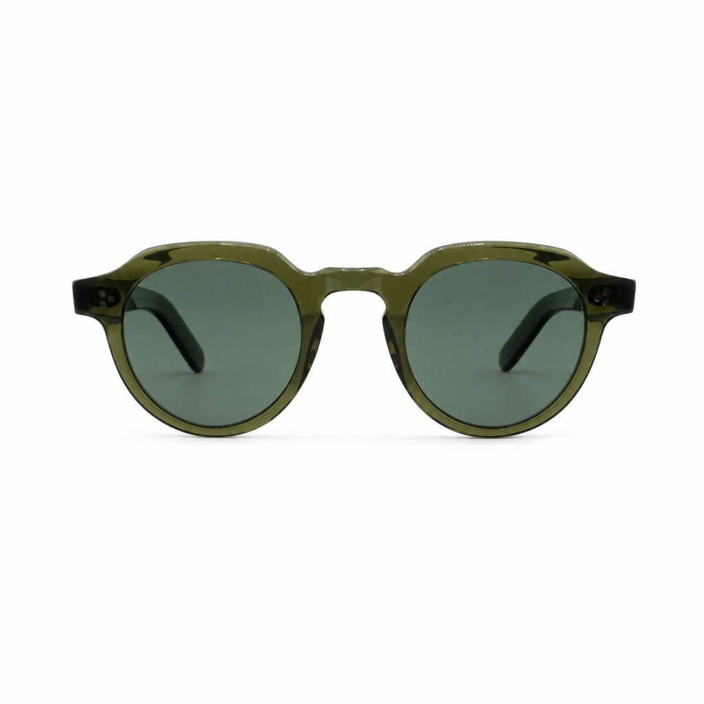 SESTO. CIRO Sonnenbrille in Grün, Vorderansicht