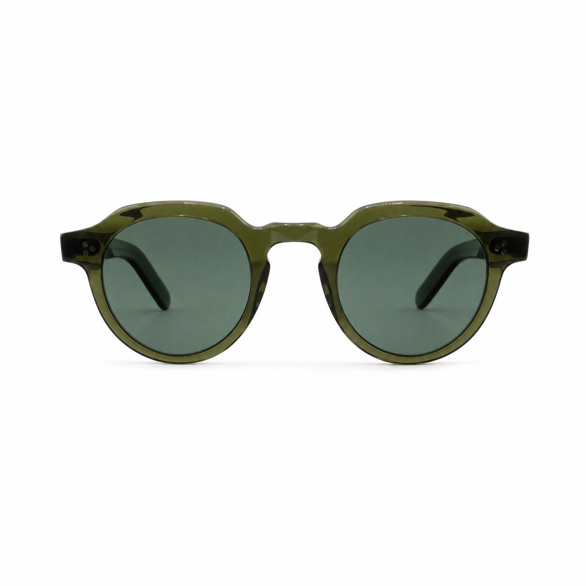 SESTO. CIRO Sonnenbrille in Grün, Vorderansicht