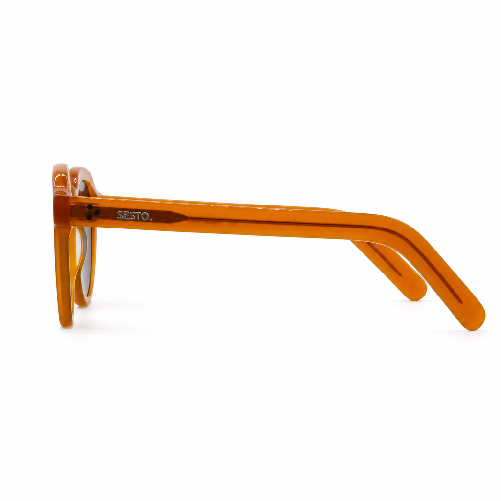 SESTO. CIRO Sonnenbrille in Gelb, Seitenansicht
