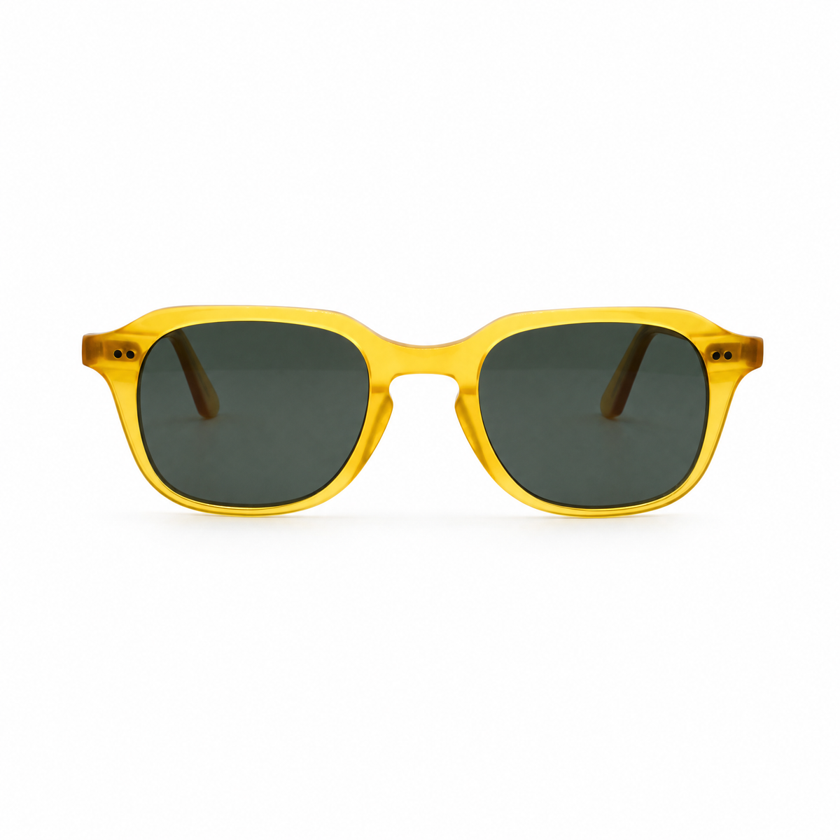 SESTO. ELIO Sonnenbrille in Gelb, Vorderansicht