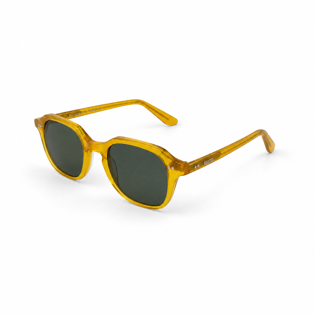 SESTO. ELIO Sonnenbrille in Gelb