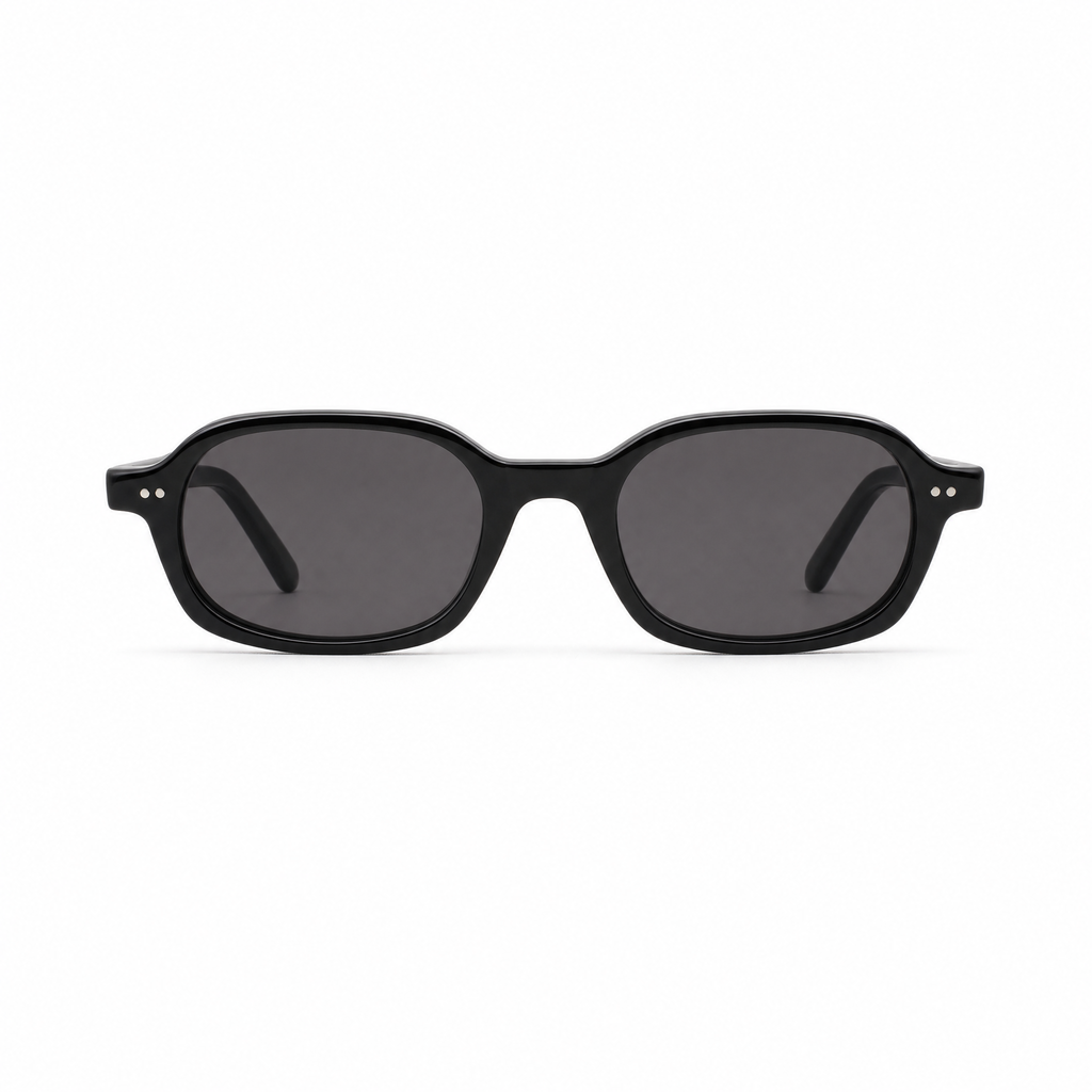SESTO. LOCO Sonnenbrille in Schwarz, Vorderansicht