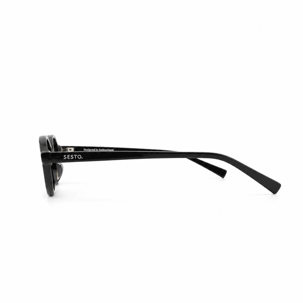 SESTO. NEMO Sonnenbrille in Schwarz, Seitenansicht
