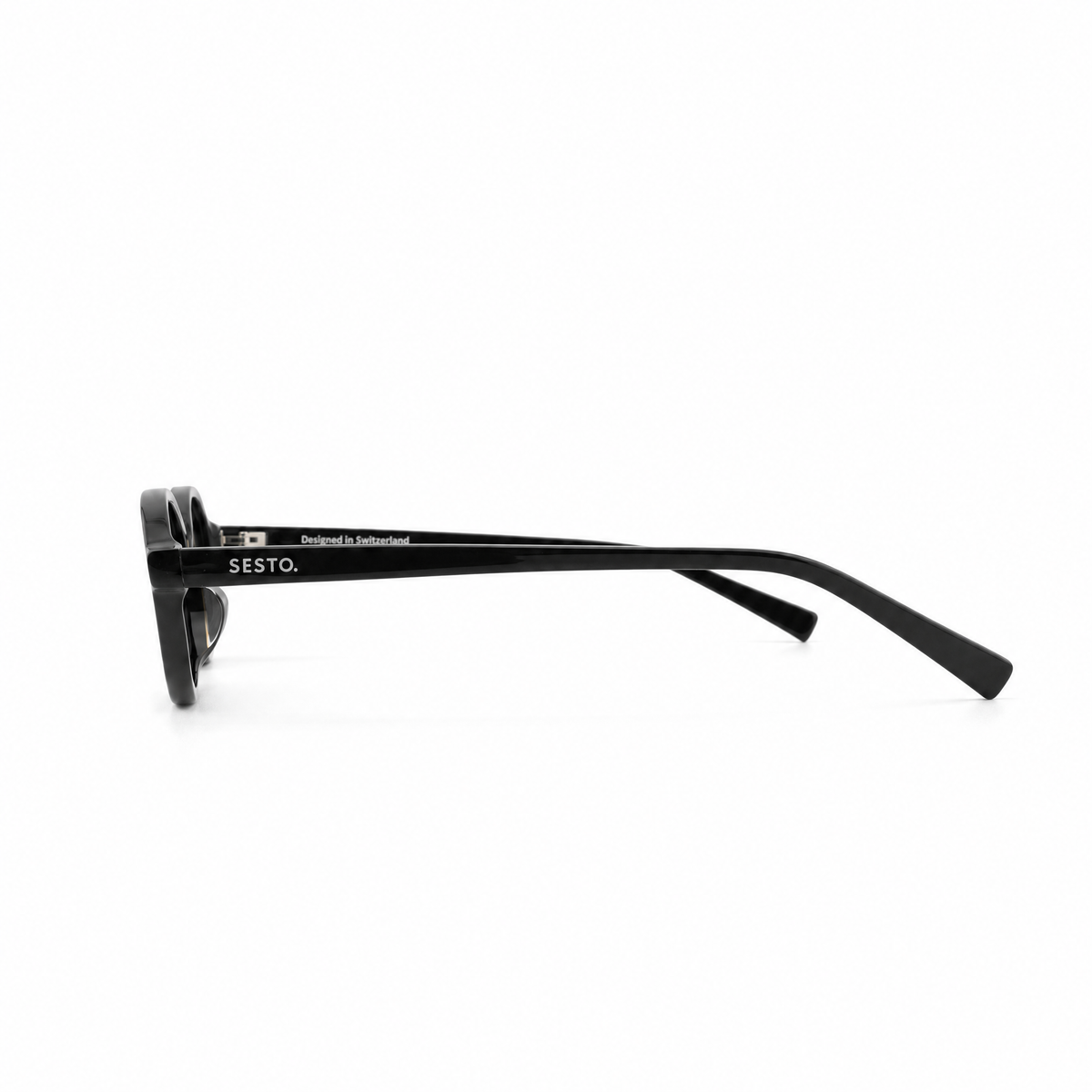SESTO. NEMO Sonnenbrille in Schwarz, Seitenansicht