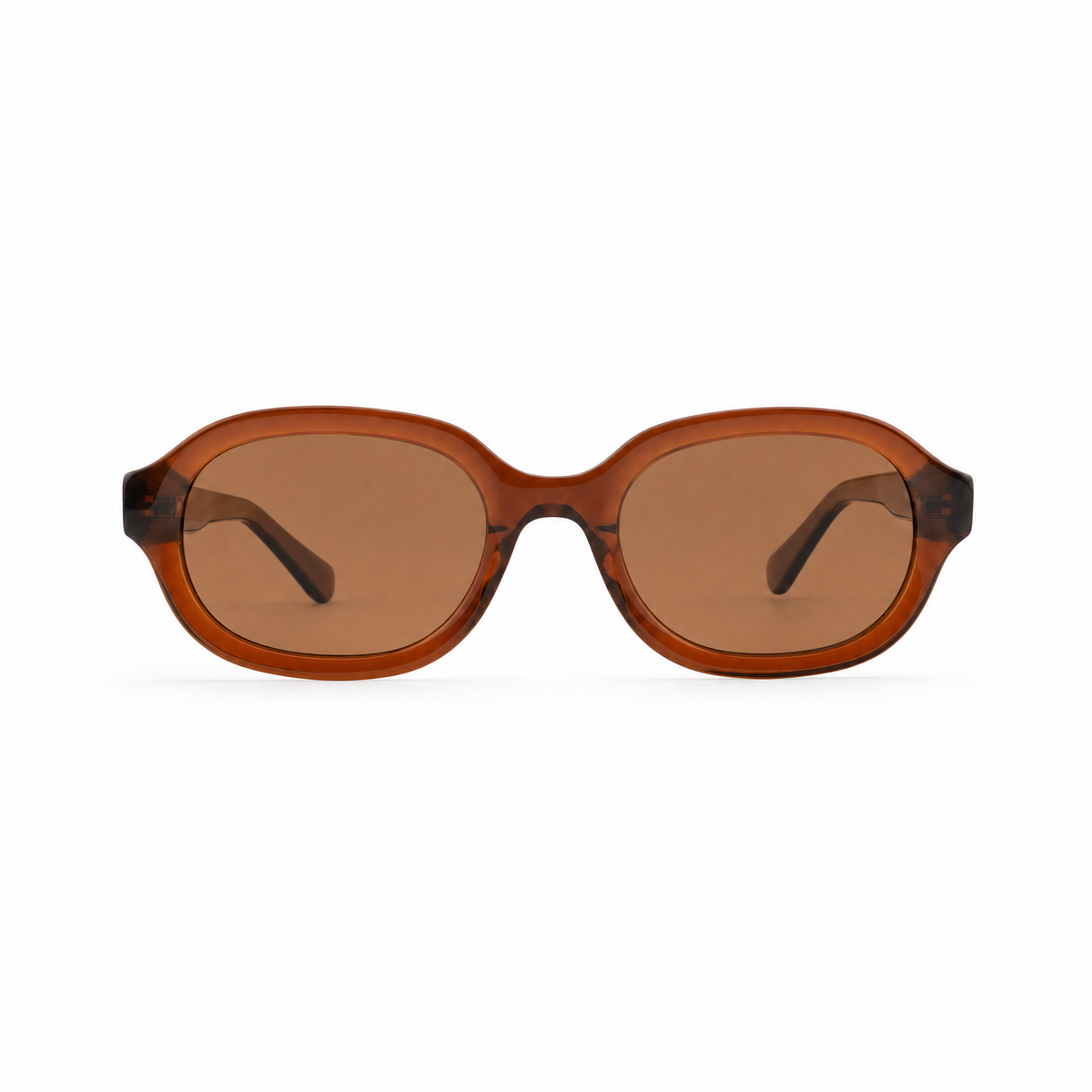 SESTO. RIVO Sonnenbrille in Braun, Vorderansicht