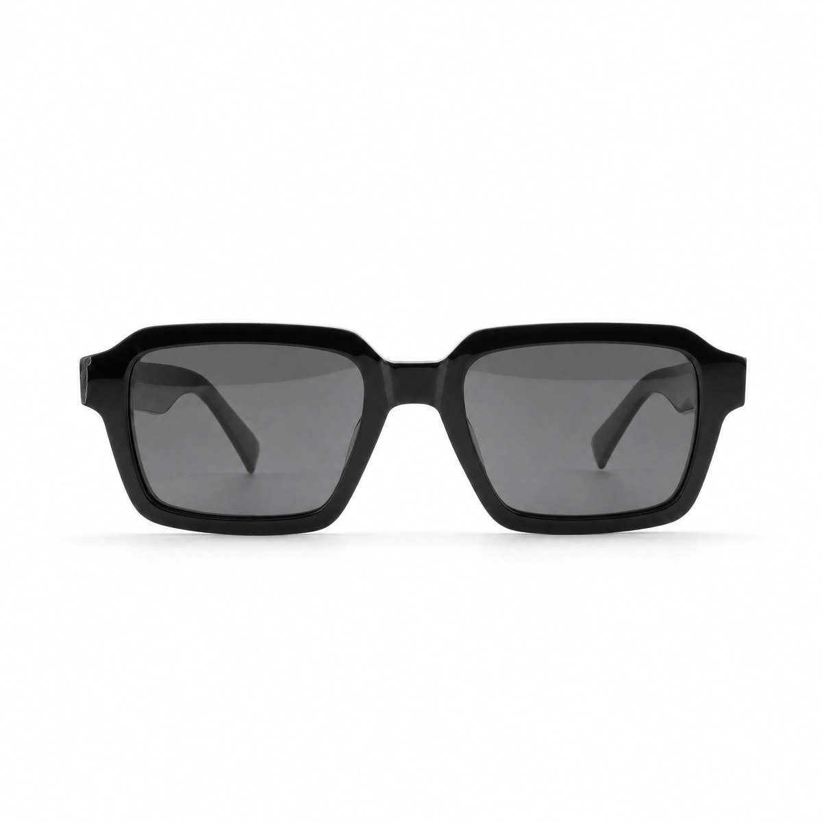 SESTO. SORA Sonnenbrille in Schwarz, Vorderansicht