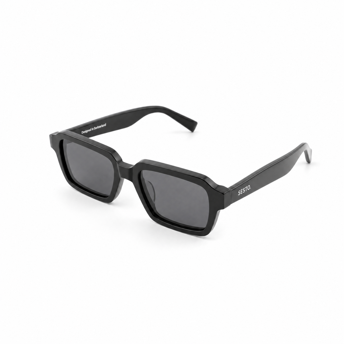 SESTO. SORA Sonnenbrille in Schwarz