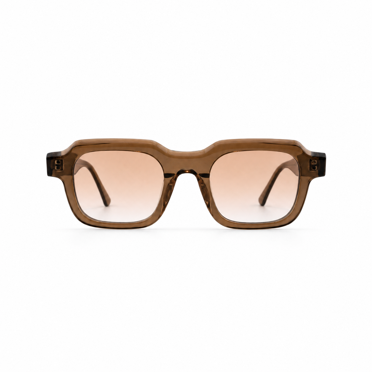 SESTO. ZENO Sonnenbrille in Braun, Vorderansicht